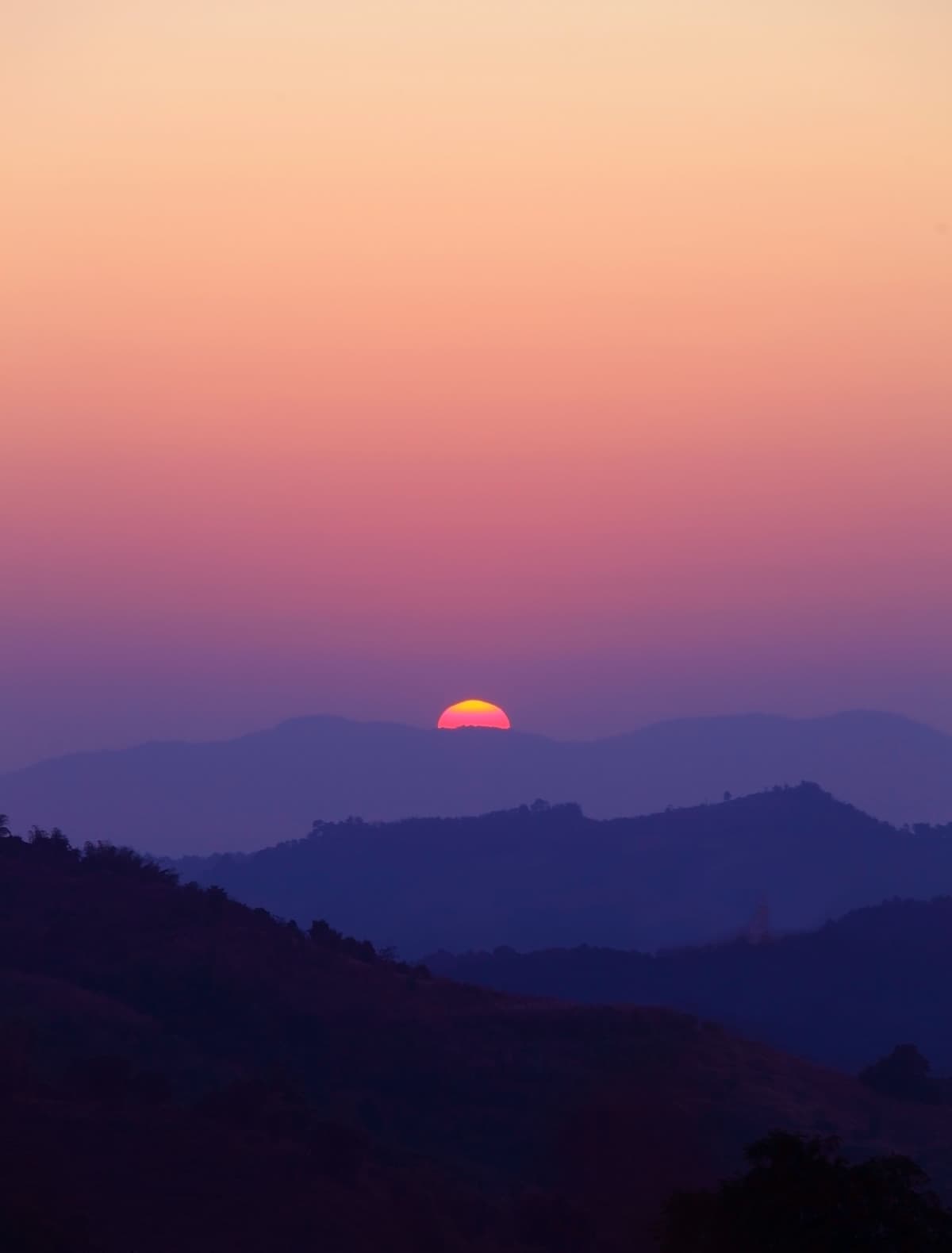 Mountain sunrise